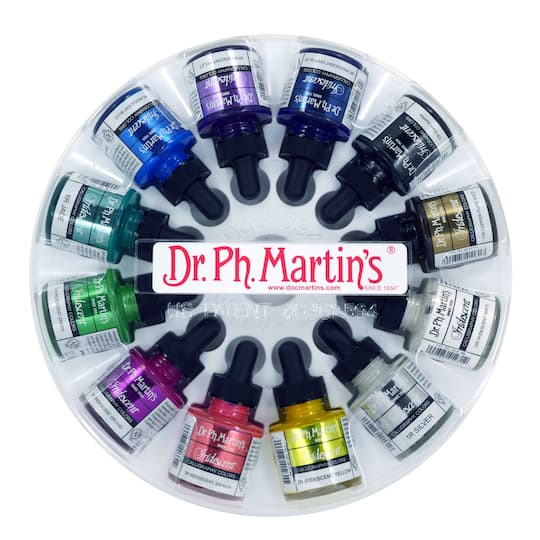 3 Packs: 12 ct. (36 total) Dr. Ph. Martin&#x27;s&#xAE; 1oz. Iridescent Calligraphy Color Set #1